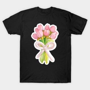 Pink Flower, Beautiful Flowers T-Shirt